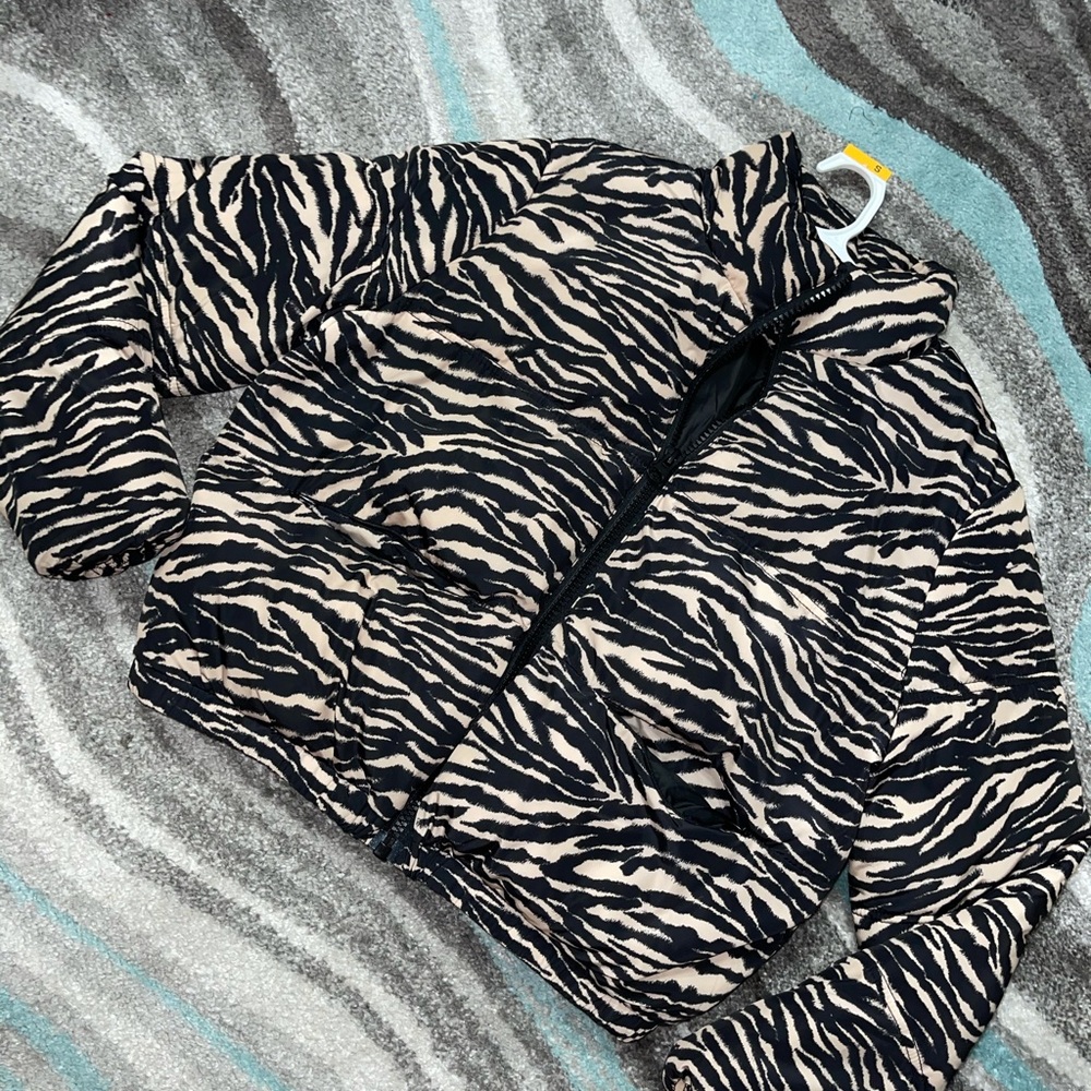 Animal Print Winter Coat